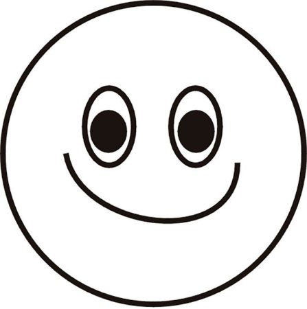 Круг раскраска для детей