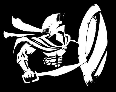 Силуэт спартанца