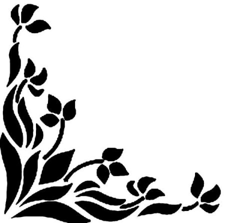 Трафарет угловой