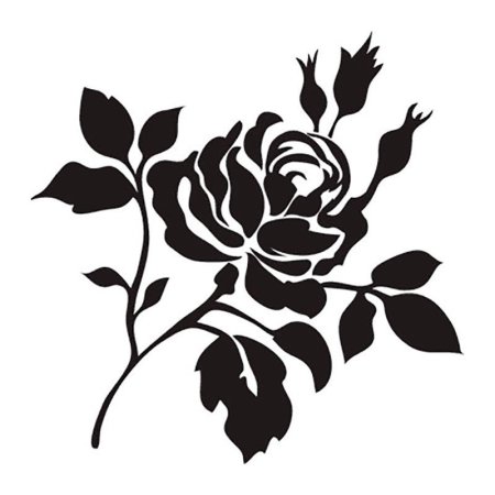 Трафарет "цветы"