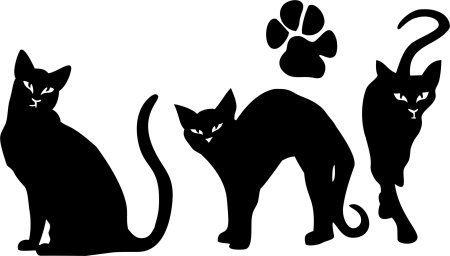 Силуэты на стену декор