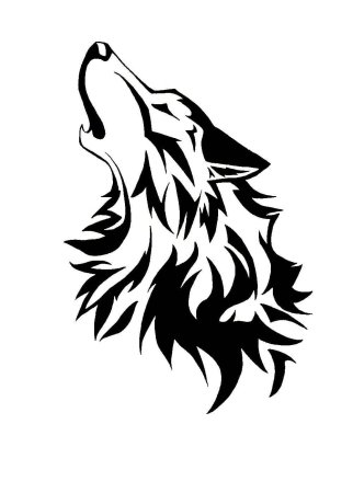 Голова волка