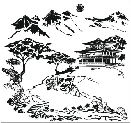 Трафареты в японском стиле