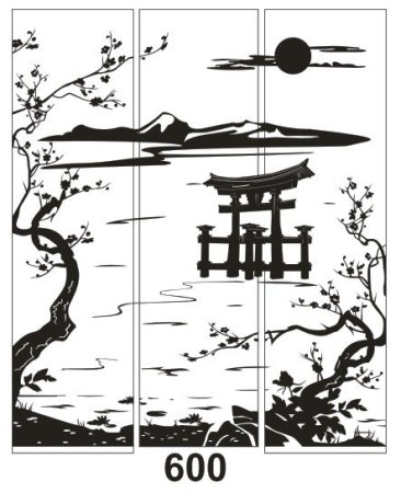 Трафареты в японском стиле