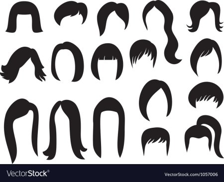 Волосы для вырезания