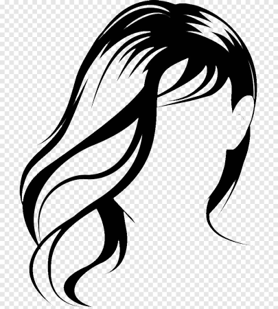 Силуэт женской прически