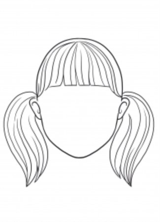 Волосы раскраска для детей