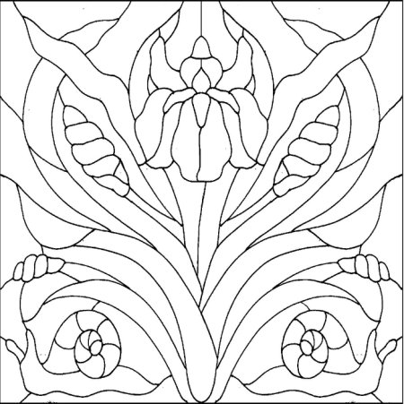 Витражные трафареты