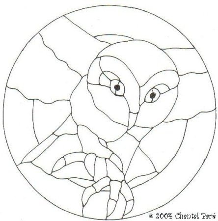 Витражный трафарет для детей