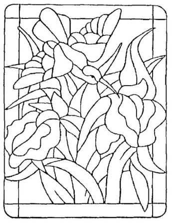 Витражные трафареты