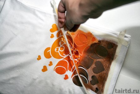 Трафаретная роспись по ткани