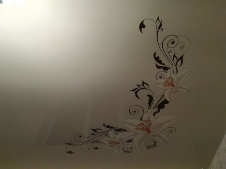 Растительный орнамент на потолке
