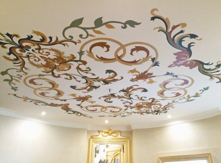 Подвесные потолки с узорами