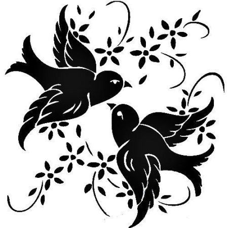 Трафареты для росписи стен дерево