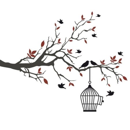 Интерьерные наклейки для гостиной