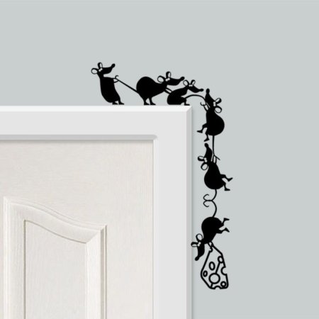 Декор для двери украшение на дверь мышь ARTXL