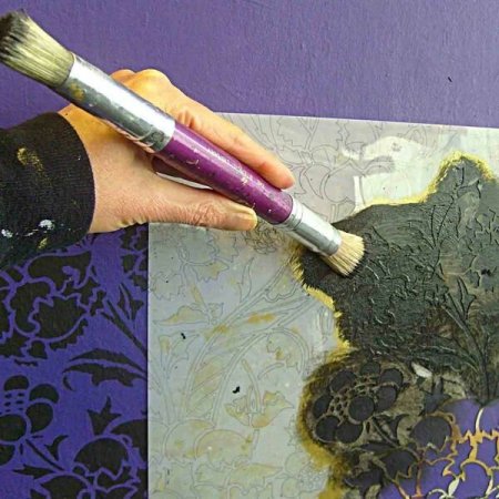 Набивка рисунка на ткань