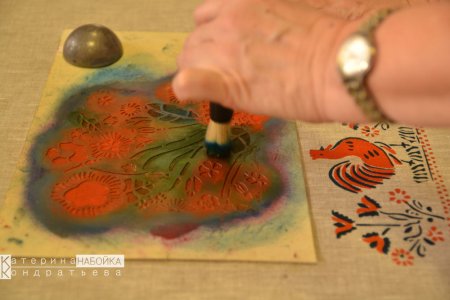 Кисть для набивки трафарета