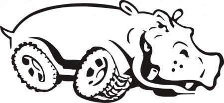 Трафарет "машины"