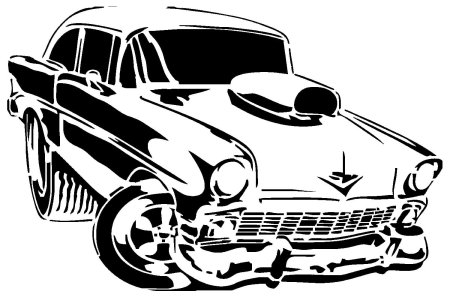 Трафареты на авто