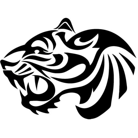 Тигр трайбл эскиз