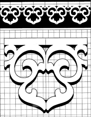 Пропильная домовая резьба чертежи