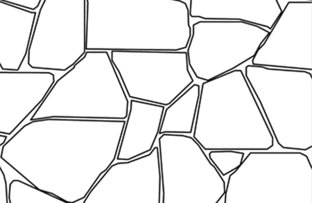 Трафарет каменная стена