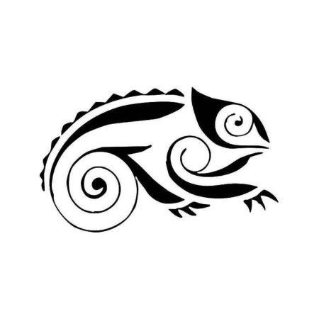 Хамелеон стилизация