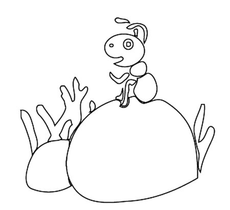 Камень раскраска