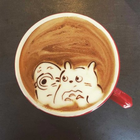 Рисунки на кофе трафареты