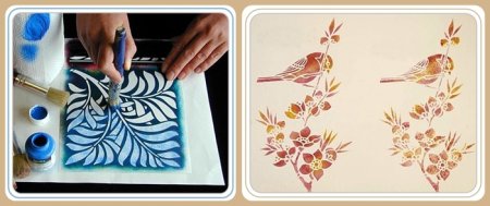 Живопись по трафарету