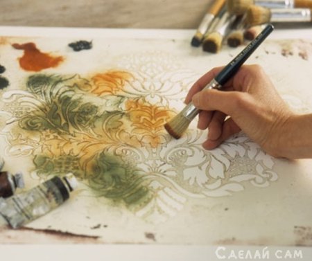 Живопись по трафарету