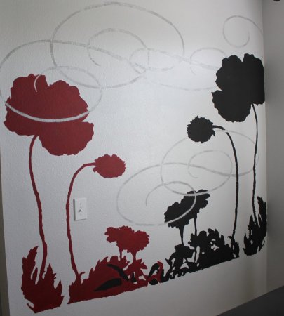 Трафаретная роспись стен