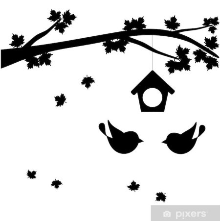 Трафареты птиц для выжигания по дереву