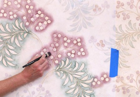 Картины с помощью трафарета