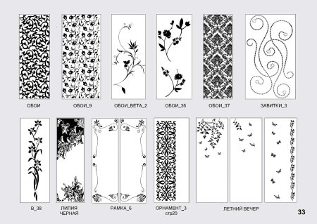 Пескоструй узор