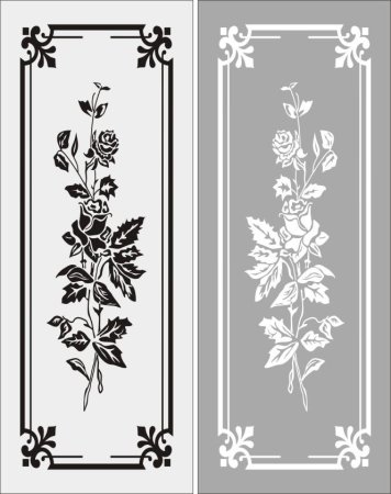 Трафареты для декора дверей