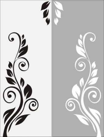 Узоры на двери