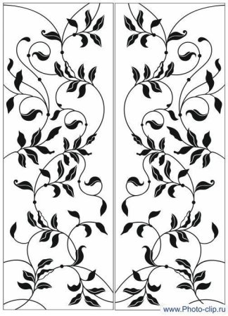 Трафареты для декора дверей