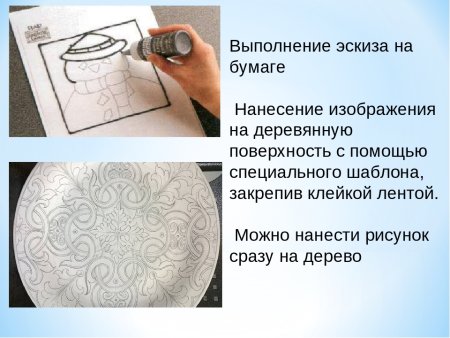 Перенос рисунка с бумаги на поверхность