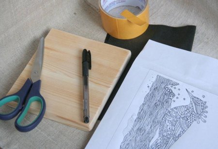 Нанесение рисунка на дерево