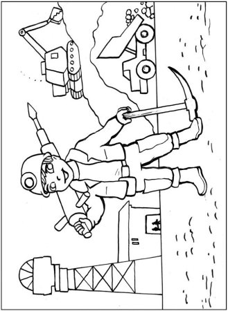 Безопасность труда раскраска