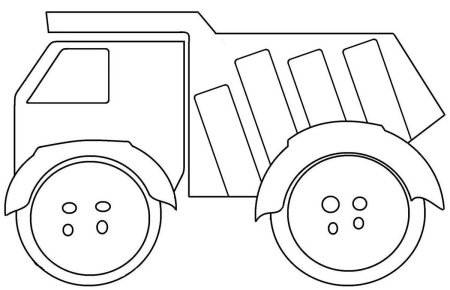 Трафареты машинок для детей