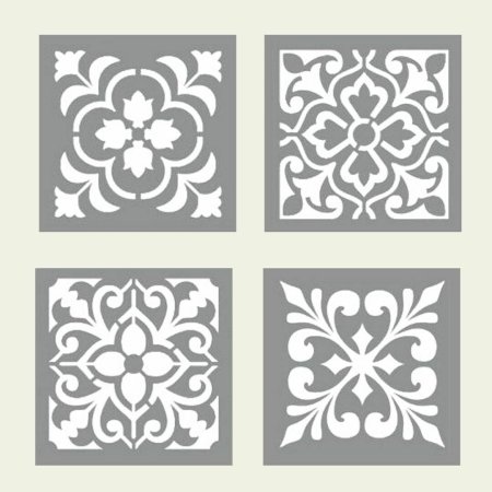 Трафарет для плитки