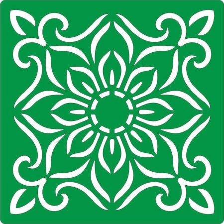 Трафарет плитка азулежу 10х10