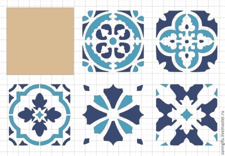 Трафарет для плитки