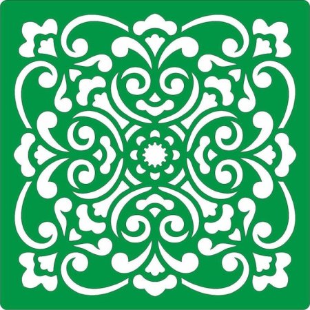 Трафарет плитка азулежу 10х10