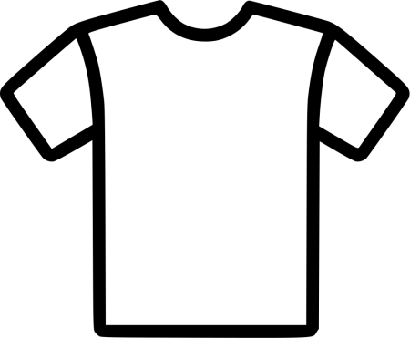 Футболка схематичное изображение
