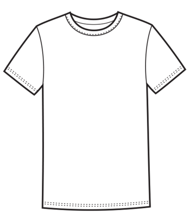 Футболка контур