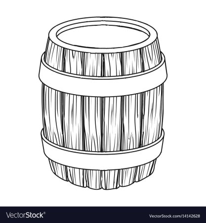 Кадка раскраска для детей